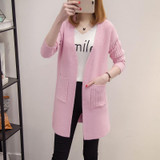 Gogoyouth Knitted Long Cardigan Women 2018 Spring Autumn Sweater Women Long Sleeve Cardigan Female Fashion Jacket Winter Tops Gogoyouth Knitted Long Cardigan Women 2018 Spring Autumn Sweater Women Long Sleeve Cardigan Female Fashion Jacket Winter Tops
