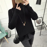 Gogoyouth 2018 Long Sleeve Autumn Winter Sweater Women Turtleneck Ladies Pullover Female Tricot Jersey Jumper Tops Pull Femme