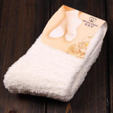 Goebel Candy Colors Cute Women Socks Fashion Coral Velvet Socks Ladies Casual Winter In Tube Socks Female 5pairs/lot