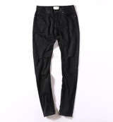 God of Fear Justin Bieber Fear of God Best Version FOG Men Selvedge Zipper Destroyed Tour Pants Skinny Jeans Blue Jeans Slim Fit