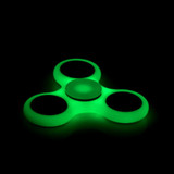 Glow In Dark Tri-Spinner Fidget Toy ABS Plastic EDC Hand Spinner For Autism and ADHD Rotation 2 Mins Stress Relief Toys