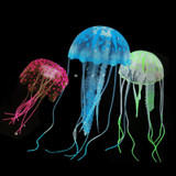 Glowing Effect Artificial Jellyfish Fish Tank Aquarium Decoration Mini Submarine Ornament Beautiful