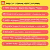Global Vesion Xiaomi Redmi 4A 4 A 2GB RAM 32GB ROM Mobile Phone Snapdragon 425 Quad Core CPU 5.0 Inch 13.0MP camera 3120mAh