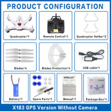 Global Drone X183 Dual GPS Drone Follow me dron 5.8G FPV RC Quadcopter with 1080P HD Camera Quadrocopter Drone with Camera