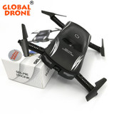Global Drone Selfie Drone FPV Foldable Drones with HD Camera Allitude Hold 2.4G 4CH RC Helicopter Wifi Phone Control Quadcopter