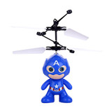 Global Drone RC Helicopter Drone 2 Channel Remote Control Spaceman Helicopter Induction Aircraft Toy Indoor Children Gift Toys