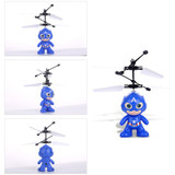Global Drone RC Helicopter Drone 2 Channel Remote Control Spaceman Helicopter Induction Aircraft Toy Indoor Children Gift Toys