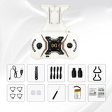 Global Drone Mini Foldable Drone 2.4G 4CH 6-Axis Gyro Portable RC Helicopter Wifi FPV Micro Quadcopter RTF with HD Camera
