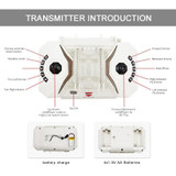 Global Drone Mini Foldable Drone 2.4G 4CH 6-Axis Gyro Portable RC Helicopter Wifi FPV Micro Quadcopter RTF with HD Camera