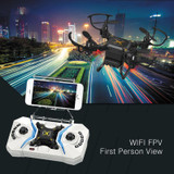 Global Drone Mini Foldable Drone 2.4G 4CH 6-Axis Gyro Portable RC Helicopter Wifi FPV Micro Quadcopter RTF with HD Camera