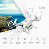 Global Drone Mini Foldable Drone 2.4G 4CH 6-Axis Gyro Portable RC Helicopter Wifi FPV Micro Quadcopter RTF with HD Camera