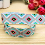 7/8'' Free shipping aztec printed grosgrain ribbon headwear hair bow diy party decoration wholesale OEM 22mm B1320
