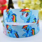 7/8'' (22mm) Ruban Cartoon Character printed Grosgrain Ribbon party decoration satin ribbons OEM 10 Yards