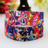 7/8'' (22mm) Ruban Cartoon Character printed Grosgrain Ribbon party decoration satin ribbons OEM 10 Yards