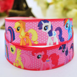 7/8'' (22mm) Ruban Cartoon Character printed Grosgrain Ribbon party decoration satin ribbons OEM 10 Yards