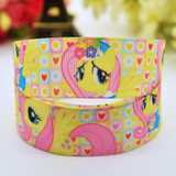 7/8'' (22mm) Ruban Cartoon Character printed Grosgrain Ribbon party decoration satin ribbons OEM 10 Yards