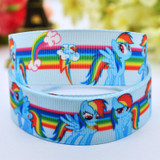 7/8'' (22mm) Ruban Cartoon Character printed Grosgrain Ribbon party decoration satin ribbons OEM 10 Yards