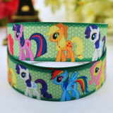 7/8'' (22mm) Ruban Cartoon Character printed Grosgrain Ribbon party decoration satin ribbons OEM 10 Yards