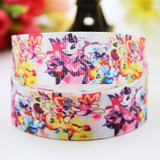 7/8'' (22mm) Ruban Cartoon Character printed Grosgrain Ribbon party decoration satin ribbons OEM 10 Yards