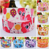 7/8'' (22mm) Ruban Cartoon Character printed Grosgrain Ribbon party decoration satin ribbons OEM 10 Yards