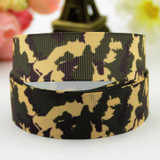 7/8'' (22mm) Camouflage Cartoon Character printed Grosgrain Ribbon party decoration satin ribbons X-01201 OEM 10 Yards