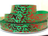 7/8"(22mm) Chrismas high quality printed polyester ribbon 5 yards,DIY handmade materials,wedding gift wrap,5Yc1078