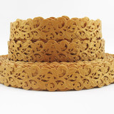 7/8"(22mm) Hollow flowers series high quality ribbon 25 yards,DIY handmade materials,wedding gift wrap, 25Y48647