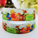7/8" Kawaii Cartoon Ribbon For Diy Hairbow headwear printed grosgrain ribbon gift decoration ribbons x-020