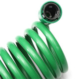 7.5mm Coiled Wash Down Hose with Nozzle 25FT Flexible Portable Expandable Garden Water Hose With Nozzle