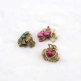 7 pieces 2017 New Hair Ornaments Rhinestone Claw Clip Headwear Accessories Crystal Metal Hair Claw Clip for women Jewelry Crab