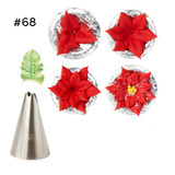 7 Pcs/set Leaves Cream Metal Tips Stainless Steel Icing Piping Nozzles Cake Cream Decorating Cupcake Pastry Tools