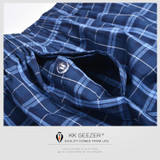 7 Pcs / Lot Men Underwear Boxers Shorts Cueca Cotton Underpants Striped Sleep Bottoms Plaid Loose Comfortable Home Week Panties