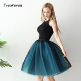 7 Layers 60cm Long Women Skirt Princess Tutu Tulle Skirts Fashion Ball Gown Lolita Skirt Summer Saias Femininas faldas Jupe