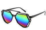7 Colors Women  Fashion Polygonal Hollow Sunglasses Brand Designer Luxury Sun Glasses For Men Women
