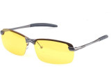 65-13-143 Aluminum magnesium polarized night vision goggles night driving goggles fishing oculos de sol masculine gafas de sol m