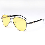 62mm Pilot Night Driving Glasses Polarized Men Women UV400 Driver's goggles Anti Glare Vision Sunglasses Alloy Frame Yellow Lens 62mm Pilot Night Driving Glasses Polarized Men Women UV400 Driver's goggles Anti Glare Vision Sunglasses Alloy Frame Yellow Lens