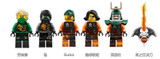 618Pcs 2016 New Ninjagoes The Green NRG Dragon Model Building Kits figures Blocks Bricks Toys Compatible with Legoe Ninjagoes