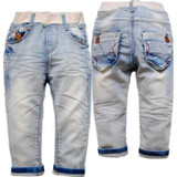 6136 hole pants kids jeans baby jeans BABY boy&amp;girl pants spring autumn baby trousers KIDS fashion new 0-2 YEARS soft DENIM
