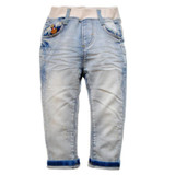 6136 hole pants kids jeans baby jeans BABY boy&amp;girl pants spring autumn baby trousers KIDS fashion new 0-2 YEARS soft DENIM