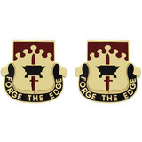 615th Support Battalion Unit Crest (Forge the Edge)