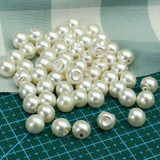 60Pcs/set 10mm Round Sewing Buttons Pearl Buttons for Clothing Sewing Accessories Women Baby Clothing Scrapbooking DIY Material