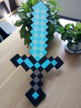 60cm Minecraft Toys Minecraft Diamond Sword EVA Model Toys Action Figures Toys For Kids Brinquedos Gifts