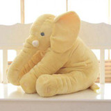 60cm Height Large Plush Elephant Doll Toy Super Soft Kids Sleeping Back Cushion Cute Stuffed Elephant Baby Accompany Doll Toy