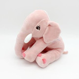 60cm Height Large Plush Elephant Doll Toy Super Soft Kids Sleeping Back Cushion Cute Stuffed Elephant Baby Accompany Doll Toy