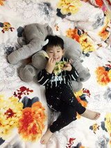 60cm Fashion Baby Animal Elephant Style Doll Stuffed Elephant Plush Pillow Kids Toy for Children Room Bed Decoration Toys