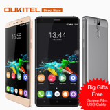 6000mAh OUKITEL K6000 Pro 4G Mobile Phone  Android 6.0 MTK6753 Octa Core 3GB+32GB 16MP Fingerprint 1920*1080 5.5" FHD Smartphone