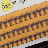 60 PCS fake eyelashes 0.07 C curl false individual eyelashes eyelash extension 8 10 12mm makeup individual lashes non magnetic