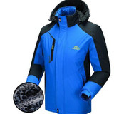 5XL Winter Softshell Jacket Men Outdoor Sport Thick Mens Jackets Male Waterproof Windproof Thermal Jackets For Camping Ski VA007
