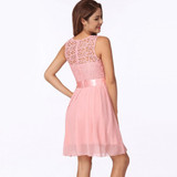 5XL Summer Chiffon Lace Dress Female 2018 Sleeveless Casual Plus Size Sundress Women Solid Elegant Princess Party Dress Vestidos 5XL Summer Chiffon Lace Dress Female 2018 Sleeveless Casual Plus Size Sundress Women Solid Elegant Princess Party Dress Vestidos