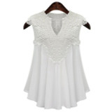 5XL Summer Women Blouse Lace Vintage Sleeveless Blouses White Black Crochet Casual Shirts Plus SizeTops 5XL Summer Women Blouse Lace Vintage Sleeveless Blouses White Black Crochet Casual Shirts Plus SizeTops